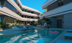 Stunning Agios Tychonas penthouse apartment with pool 