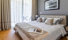 Modern penthouse with pool and gym on the sea side in Parekklisia 