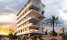 Modern penthouse with pool and gym on the sea side in Parekklisia 