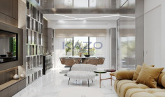 Luxury and modern fully furnished apartment with pool in Polemidia 
