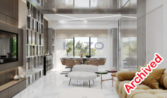 Luxury and modern fully furnished apartment with pool in Polemidia 