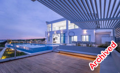 Seafront luxury five bedroom villa in tranquil Agios Theodoros 