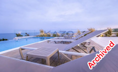 Seafront luxury five bedroom villa in tranquil Agios Theodoros 