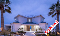 Seafront luxury five bedroom villa in tranquil Agios Theodoros 