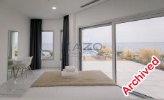 Seafront luxury five bedroom villa in tranquil Agios Theodoros 