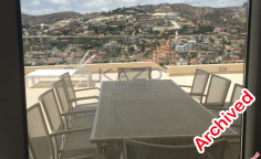Luxurious fully furnished villa with sea view for rent in Agios Tychonas 