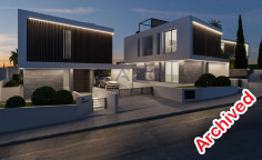 Modern five bedroom villa for sale in Agios Tychonas area 