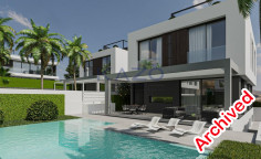 Modern four bedroom villa for sale in Agios Tychonas area 