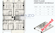 Brand new one bedroom apartment for sale in Mesa Geitonia area 