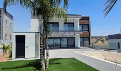 Brand new four bedroom luxury villa with panoramic view for sale in Pareklissia area 