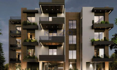 Spacious two bedroom top floor apartment with roof terrace for sale in Agios Athanasios 
