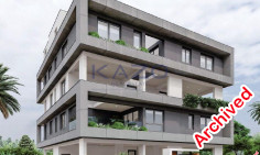Spacious two bedroom top floor apartment for sale in Zakaki area 