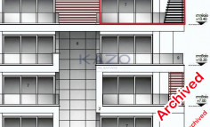 Top floor large one bedroom apartment with roof garden in Neapolis area just 500m from the beach 