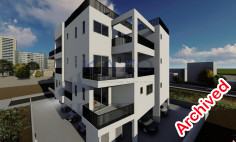 Stunning two bedroom top floor apartment for sale in Zakaki area 