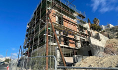 Under construction luxury three bedroom penthouse with roof garden for sale in Ayia Fyla area 