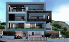 Under construction luxury three bedroom penthouse with roof garden for sale in Ayia Fyla area 