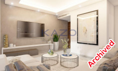 Two bedroom top floor apartment with roof garden for sale in Kato Polemidia 