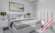 Two bedroom top floor apartment with roof garden for sale in Kato Polemidia 