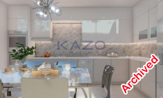 Two bedroom top floor apartment with roof garden for sale in Kato Polemidia 