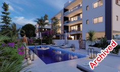 Two bedroom top floor apartment with roof garden for sale in Kato Polemidia 