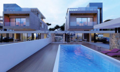 Incredible five bedroom house with private pool and roof garden in Agios Tychonas area 