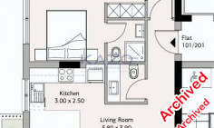 Large 3 bedrooms apartment for sale in Agios Nectarios