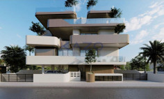 Brand new three bedroom top floor apartment with roof garden for sale in Zakaki area 