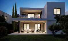 Excellent three bedroom detached houses under construction for sale in Agios Tychonas 