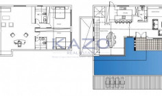 Luxurious six bedroom detached house with roof garden for sale in Agios Athanasios 