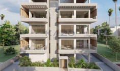 Two bedroom top floor apartment with roof garden for sale in Zakaki area 