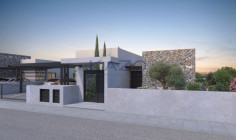 Modern bungalow in green peaceful Fasoula large plot 