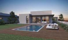 Modern bungalow in green peaceful Fasoula large plot 