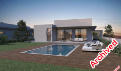 Modern bungalow in green peaceful Fasoula large plot 