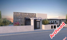 Modern bungalow in green peaceful Fasoula large plot 