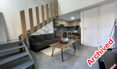 One bedroom dublex apartment for rent in Agios Nektarios area 
