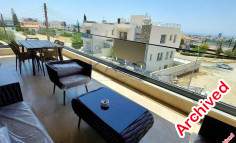 Modern penthouse apartment with sea view in Panthea 