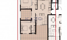 Modern 3+2 bedroom top floor apartment in Agios Athanasios 