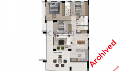 Brand new three bedroom apartments for sale in Mouttagiaka 