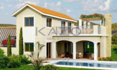 Three-bedroom detached villa with private pool for sale in Monagroulli village 