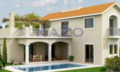 Three-bedroom detached villa with private pool for sale in Monagroulli village 