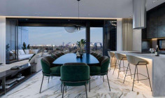 Three bedroom penthouses with private pool for sale in Mesa Geitonia 