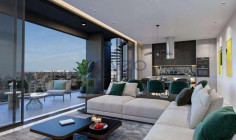 Three bedroom penthouses with private pool for sale in Mesa Geitonia 