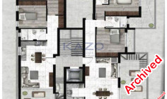 Three bedroom penthouse apartment for sale in Zakaki 