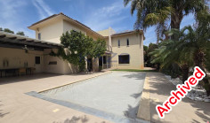 Spacious detached house with pool and sea view in Agios Athanasios 