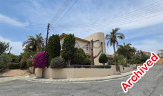 Spacious detached house with pool and sea view in Agios Athanasios 