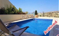 5 bedroom furnished villa with swimming pool to rent in Agios Tychonas