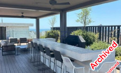 Top floor 225m2 office rent in Columbia center 