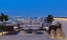 Stunning two bedroom top floor apartment with roof garden for sale in Agios Nicolaos area 