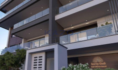 Stunning two bedroom top floor apartment with roof garden for sale in Agios Nicolaos area 