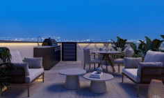 Stunning two bedroom top floor apartment with roof garden for sale in Agios Nicolaos area 